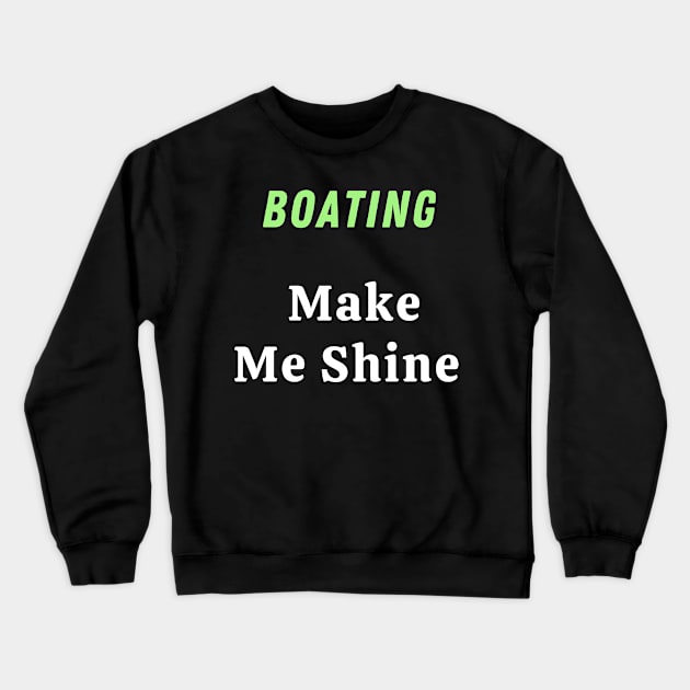 Boating Crewneck Sweatshirt by Mdath